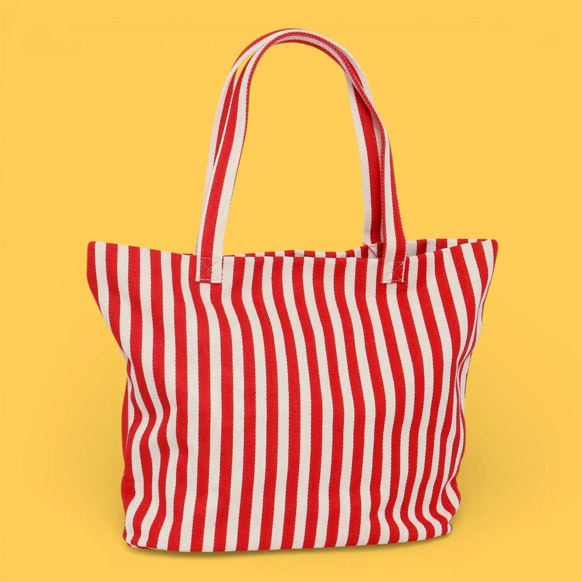 ストライプトートバッグ レッド - アガタ・ルイス・デ・ラ・プラダ（RED STRIPED TOTE - Agatha Ruiz de la Prada）の画像
