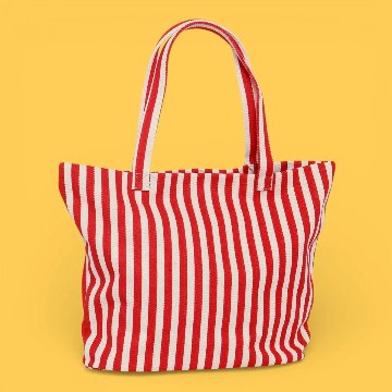 ストライプトートバッグ レッド - アガタ・ルイス・デ・ラ・プラダ（RED STRIPED TOTE - Agatha Ruiz de la Prada）の画像