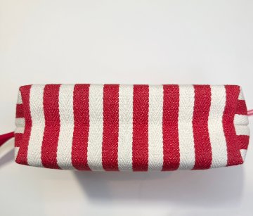 ストライプ トイレタリーバッグ レッド - アガタ・ルイス・デ・ラ・プラダ（RED STRIPED TOILETRY BAG - Agatha Ruiz de la Prada）の画像