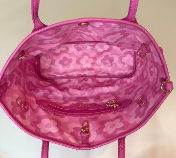 ピンク リバーシブル フローラル ショッパー - アガタ・ルイス・デ・ラ・プラダ（PINK REVERSIBLE FLORAL SHOPPER - Agatha Ruiz de la Prada）の画像