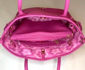 ピンク リバーシブル フローラル ショッパー - アガタ・ルイス・デ・ラ・プラダ（PINK REVERSIBLE FLORAL SHOPPER - Agatha Ruiz de la Prada）の画像