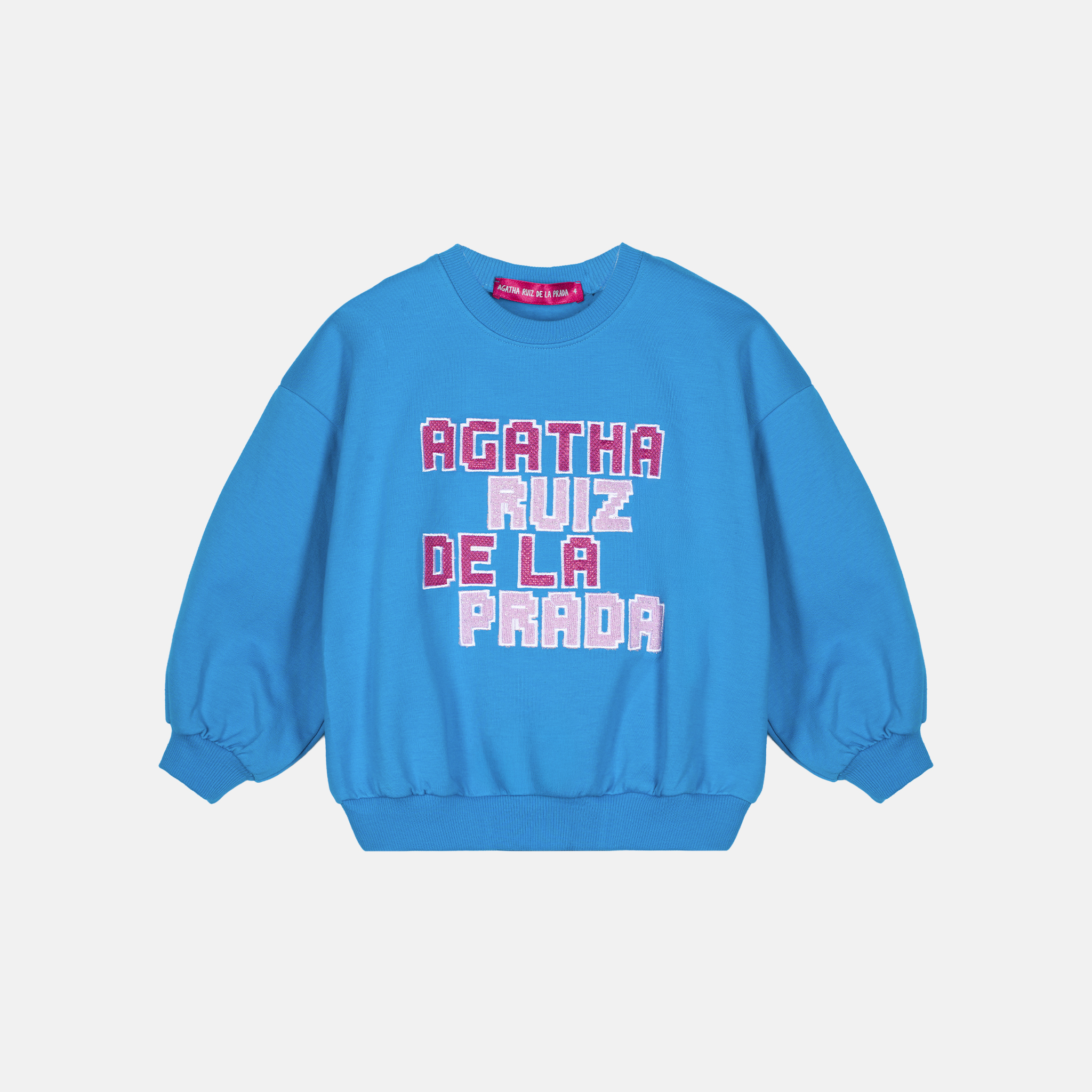 ロボット トレーナー ブルー アガタ・ルイス・デ・ラ・プラダ　(ROBOTS SWEAT-SHIRT BLUE - Agatha Ruiz de la Prada)の画像