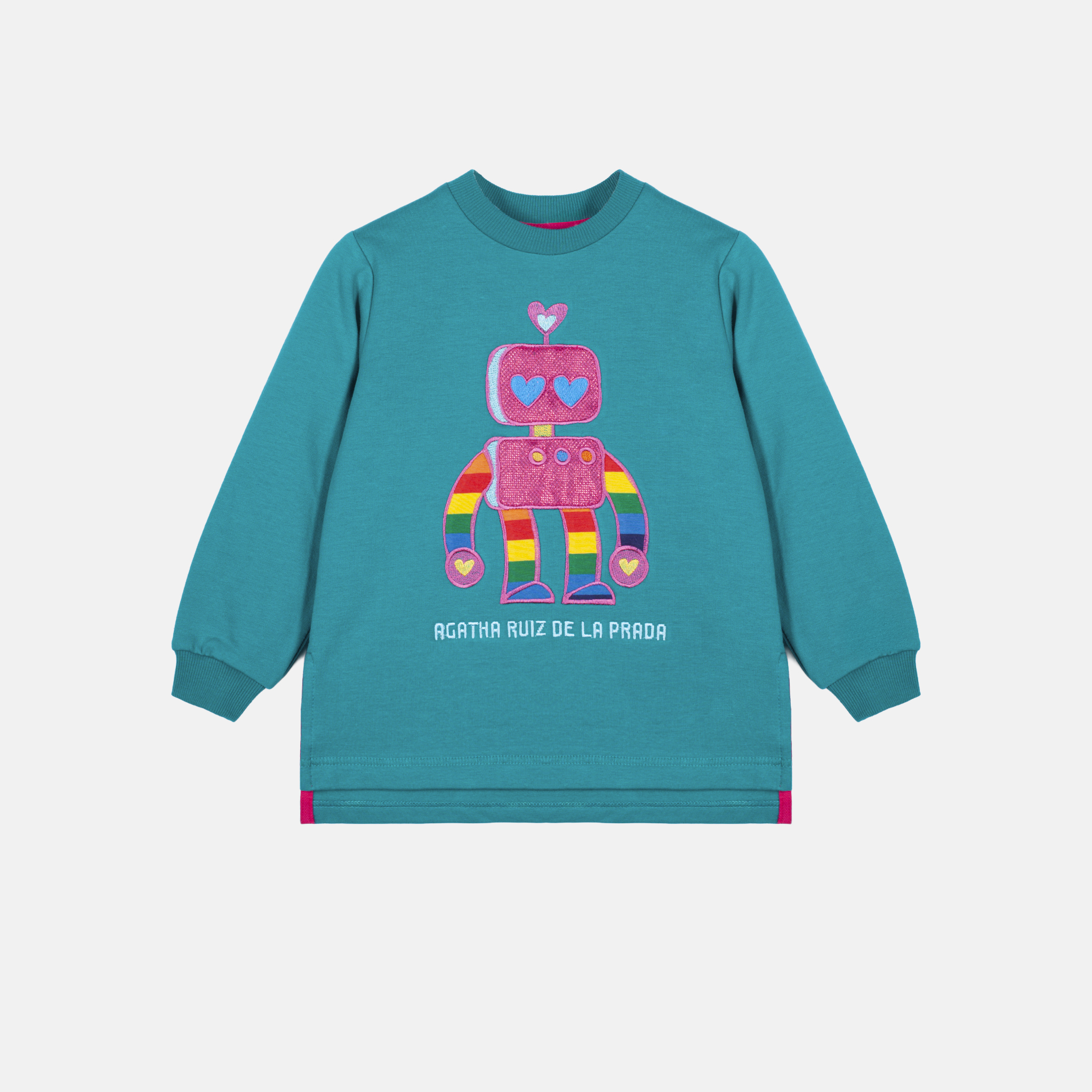 ロボット トレーナー アガタ・ルイス・デ・ラ・プラダ (ROBOTS SWEAT-SHIRT OIL - Agatha Ruiz de la Prada)の画像