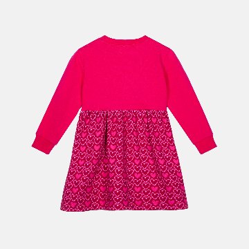 ハートビート ワンピース ピンク アガタ・ルイス・デ・ラ・プラダ (HEARTBEAT DRESS FUCSHIA - Agatha Ruiz de la Prada)の画像