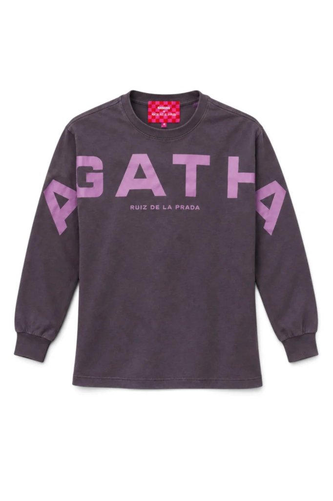 アガタ×カラー ロングTシャツ パープル  - アガタ・ルイス・デ・ラ・プラダ（CAMISETA AGATHA X COLORS MORADO - Agatha Ruiz de la Prada）の画像