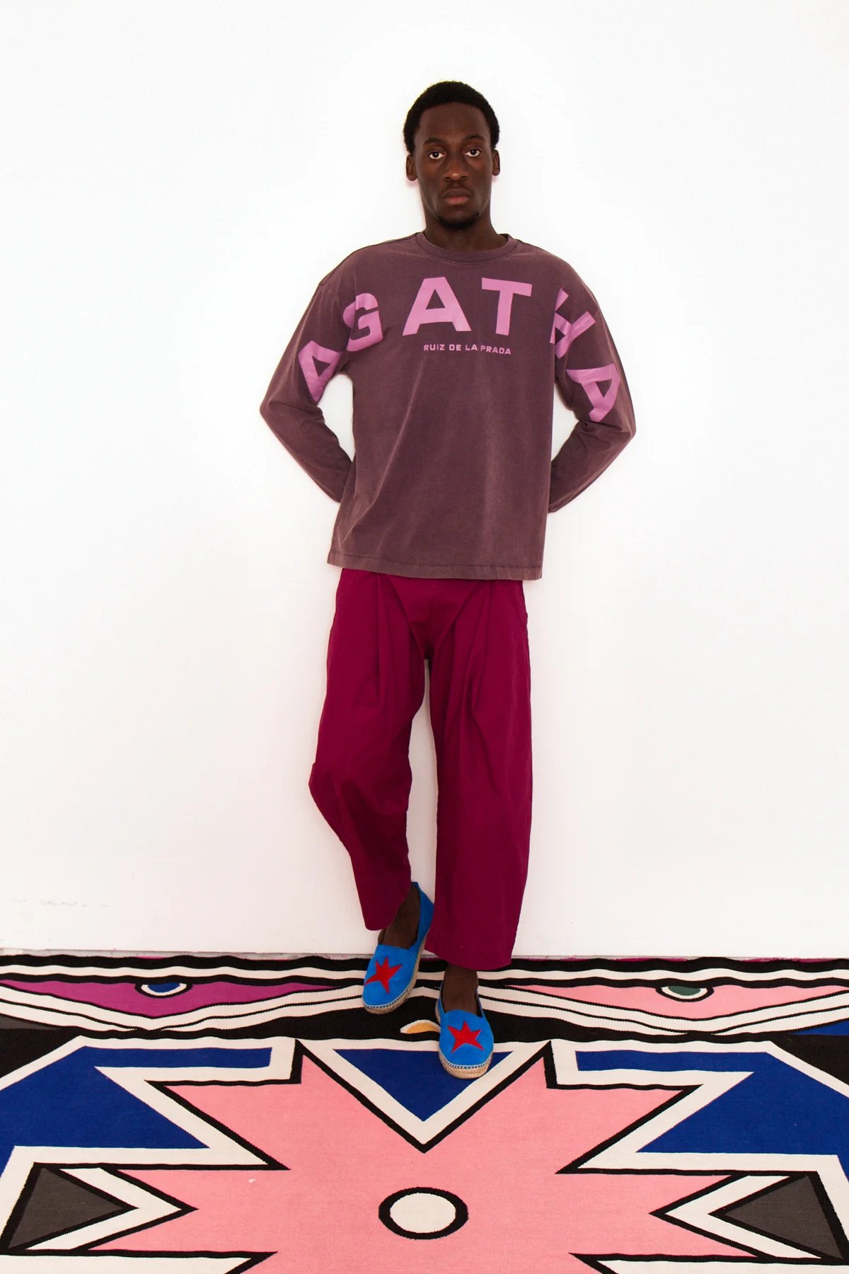 アガタ×カラー ロングTシャツ パープル  - アガタ・ルイス・デ・ラ・プラダ（CAMISETA AGATHA X COLORS MORADO - Agatha Ruiz de la Prada）の画像