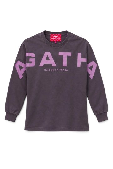 アガタ×カラー ロングTシャツ パープル  - アガタ・ルイス・デ・ラ・プラダ（CAMISETA AGATHA X COLORS MORADO - Agatha Ruiz de la Prada）の画像