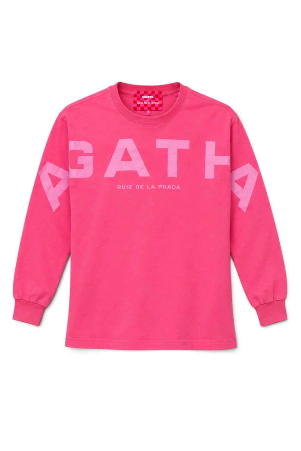 アガタ×カラー ロングTシャツ ピンク  - アガタ・ルイス・デ・ラ・プラダ（CAMISETA AGATHA X COLORS FUCSIA - Agatha Ruiz de la Prada）の画像