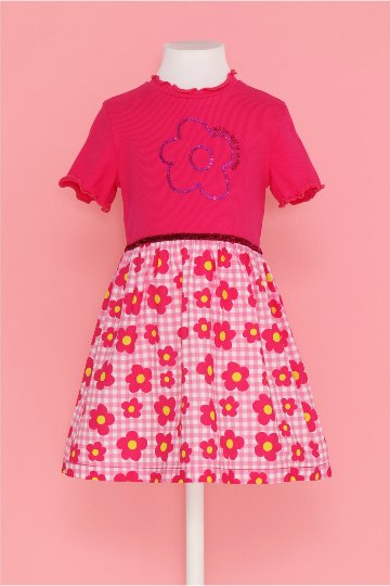 ヴィシー ドレス　フシア アガタ・ルイス・デ・ラ・プラダ　(VICHY DRESS - Agatha Ruiz de la Prada)画像