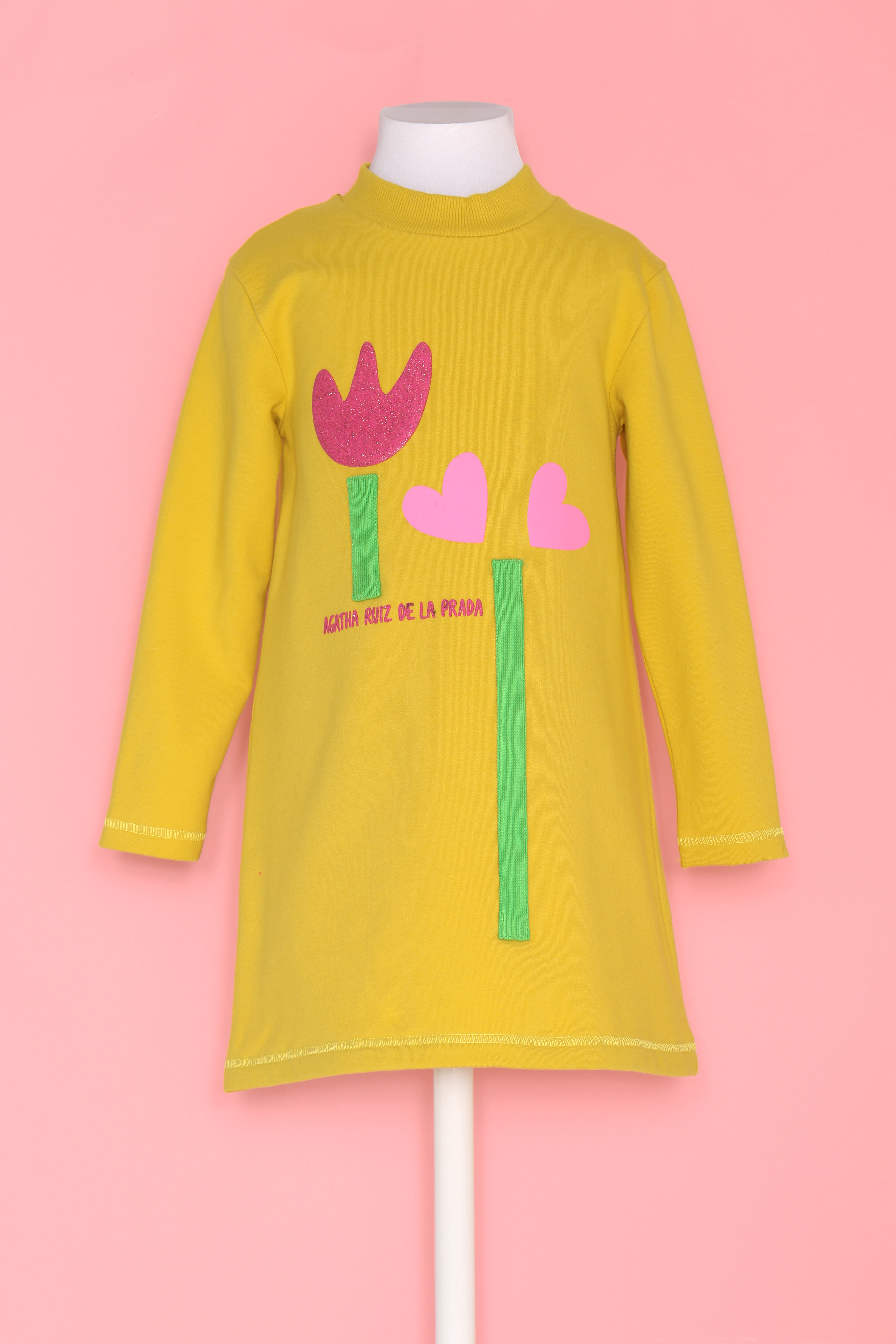 トースティーワンピース イエロー アガタ・ルイス・デ・ラ・プラダ　(TOASTY DRESS YELLOW - Agatha Ruiz de la Prada)の画像