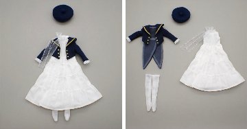 Galumドレスコレクション-25　セーラーカラージャケットドレスセット(22cmサイズ) の画像