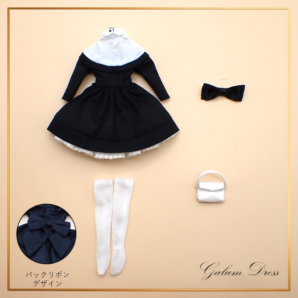 Galumドレスコレクション-15　ヨーク切り替えワンピースドレスセット(22cmサイズ) の画像