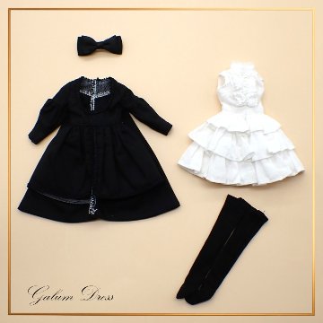 Galumドレスコレクション-22　フロントオープンワンピースドレスセット(22cmサイズ) の画像