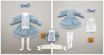 Galumドレスコレクション-2　レースタブリエドレスセット(22cmサイズ) の画像