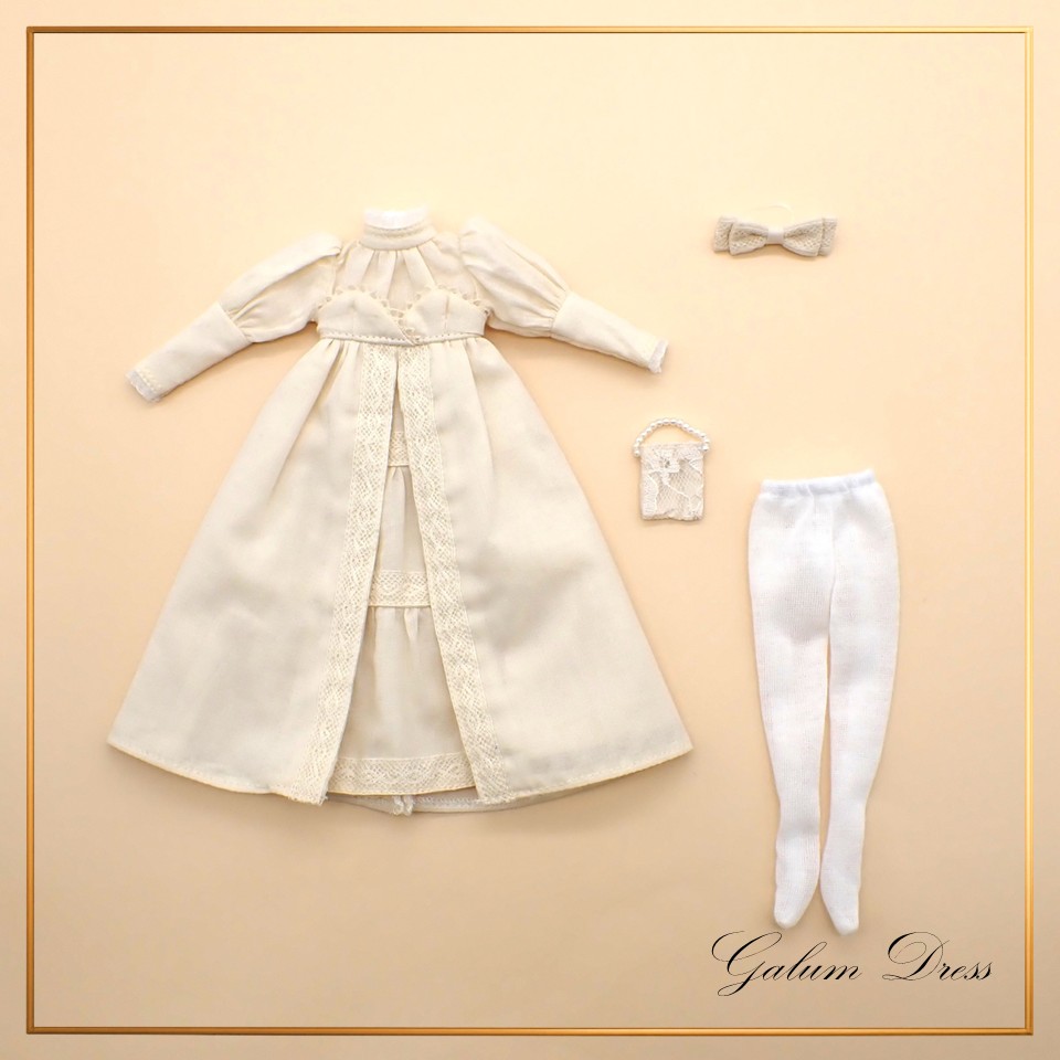 Galumドレスコレクション-1　ハイウェストワンピースドレスセット(22cmサイズ) の画像