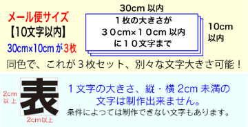 カッティングシート文字作成の画像