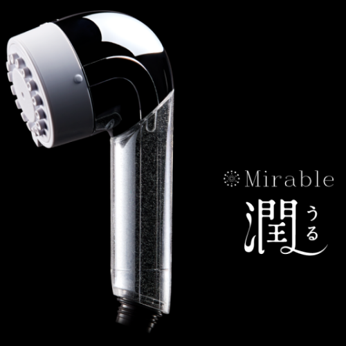 ミラブル ウルトラファインバブル 2way水流シャワーヘッド ピンク