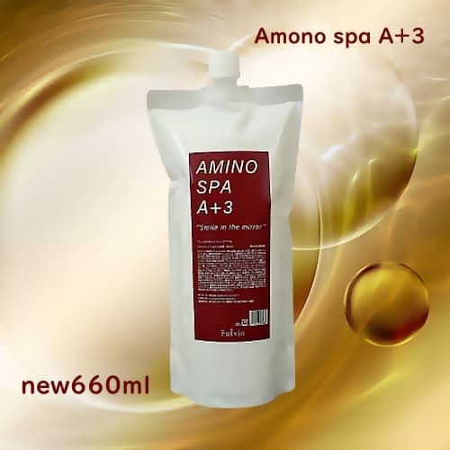 アミノスパ A+3シャンプー660mlレフィル　(詰め替え用) 驚異のエイジングケア成分、国産天然フムスエキス高配合の画像