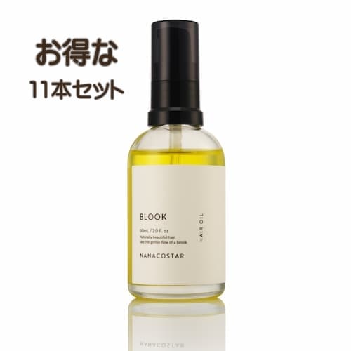 ナナコスター 「BLOOK ヘアオイル 60ml」自然なウェット感で美しい