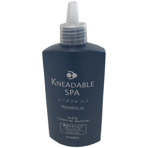 【注目・効果効能が謳える　薬用化粧品ヘッドスパ】ニーダブルHSスキャルプクレンジング・エマルション200mlの画像