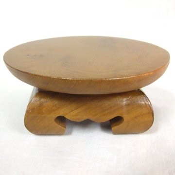 「タイ雑貨」木製皿画像