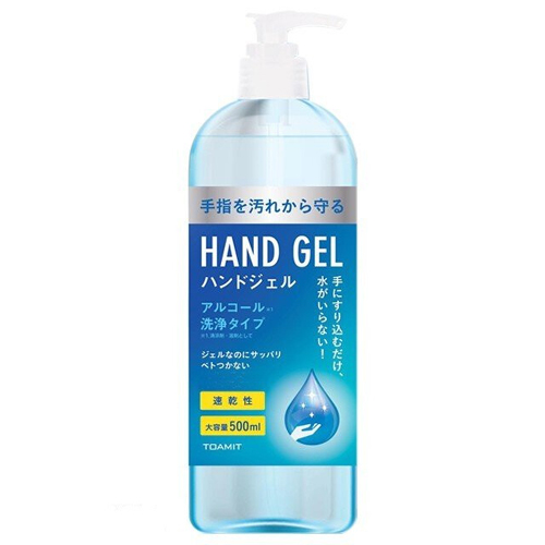 【完売】人気商品!! アルコールでしっかり洗浄！手指を汚れから守る「ハンドジェル　TMN　500ml」画像