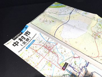 中村市（北部）15000分の1 大判都市地図 ※10万分の1広域地図つき　【地理人】画像