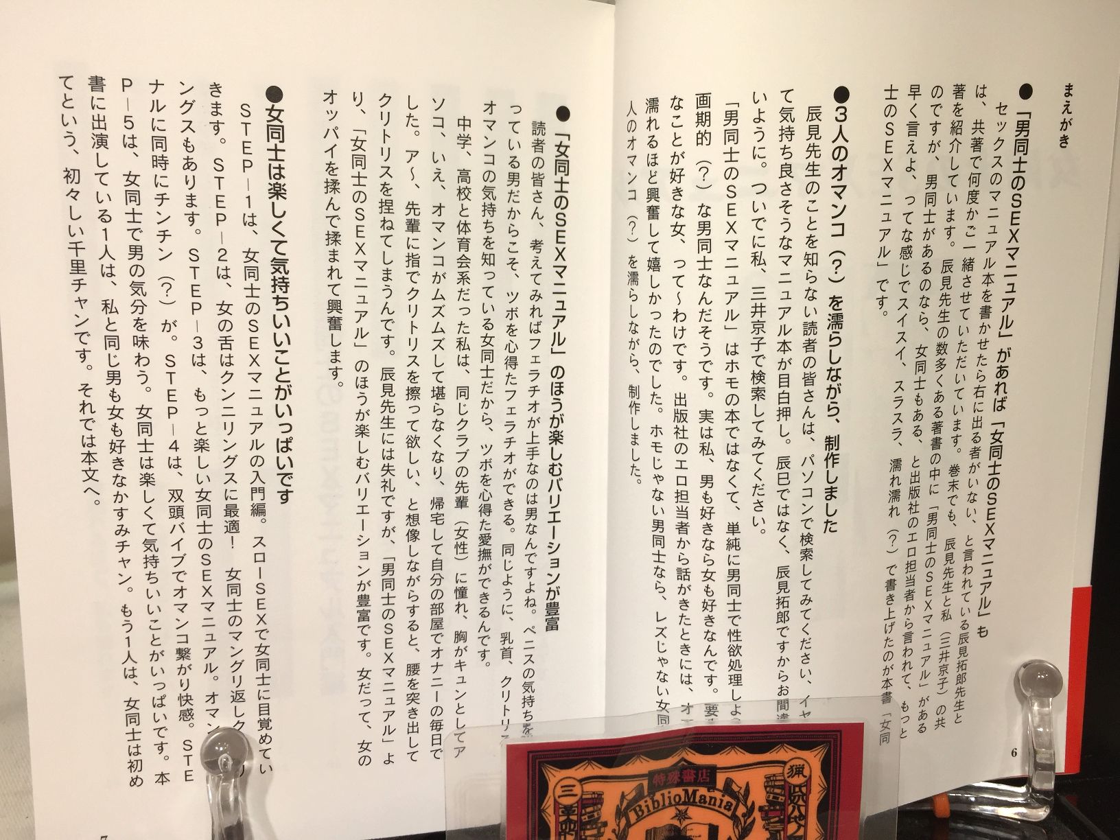 女同士のsexマニュアルの画像