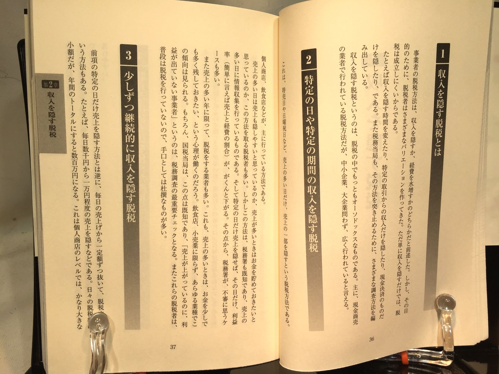 脱税ハンドブックの画像