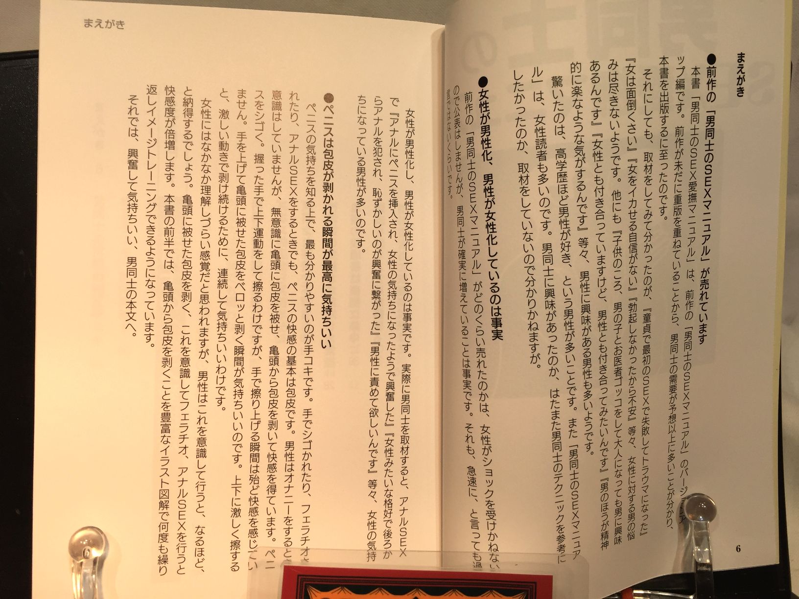 男同士のsexマニュアルの画像