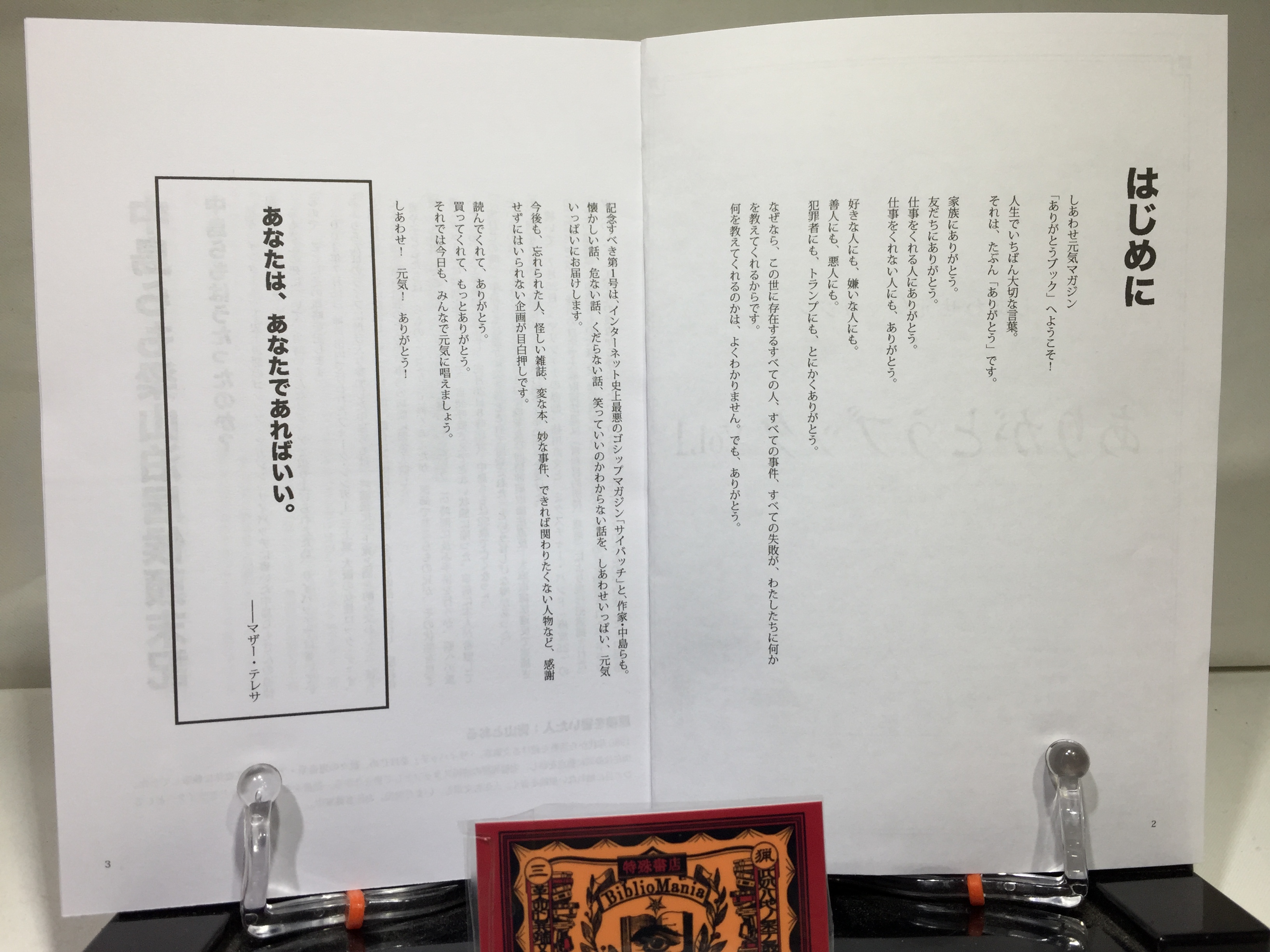 ありがとうブックVol.1の画像