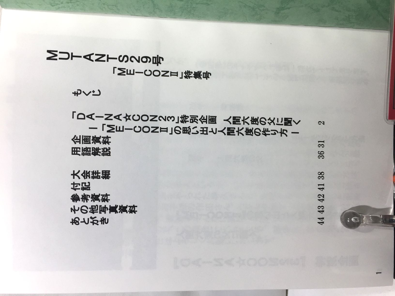 MUTANTS　29号　特集:MEICON2の画像