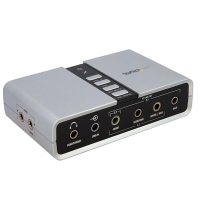 ICUSBAUDIO7D　StarTech　USB DAC 7.1chオーディオ変換アダプタ外付けサウンドカード (S/PDIFデジタルオーディオ対応)の画像