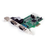 PEX2S553　StarTech　シリアル ２ポート増設 PCI Expressインターフェースカード　2x RS232Cポート拡張用 PCIe x1接続ボード　16550 UART内蔵の画像
