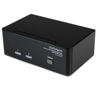 SV231DD2DUA　StarTech　2ポート デュアルDVIディスプレイ対応USB接続KVMスイッチ　(3.5mm ミニジャック オーディオ対応/2x USB2.0ハブ付)画像