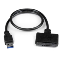 USB3S2SAT3CB　StarTech　USB3.0対応SATA?USB変換アダプタケーブル　UASP対応　2.5インチSATA3.0 SSD/HDDに対応の画像