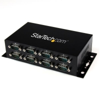 ICUSB2328I　StarTech　8ポート USB?RS232C変換ハブ　USB2.0?シリアル (x 8) コンバータ/ 変換アダプタ　USB B (メス)?D-Sub (オス)の画像