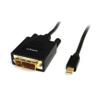 MDP2DVIMM6　StarTech　1.8m Mini Displayport-DVI変換ケーブル ミニディスプレイポート／ Mini DP-DVI変換アダプタの画像