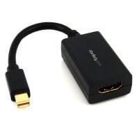 MDP2HDMI　StarTech　Mini DisplayPort?HDMI変換アダプタ(黒)　ミニディスプレイポート/mini DP(オス)?HDMI(メス)コンバータ　1920x1200ブラック画像