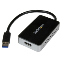 USB32HDEH　StarTech　USB 3.0?HDMI変換アダプタ(USBポート x1付き)外付けディスプレイ増設アダプタ　USB 3.0 A?HDMI(メス)　1920x1200/1080pの画像