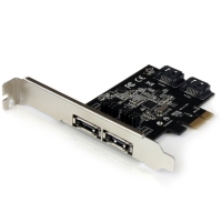 PEXESAT322I　StarTech　外部eSATA 2ポート/内部SATA 2ポート増設PCI Expressカードの画像