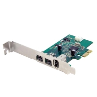 MPEX1394B3　StarTech　IEEE 1394b 2ポート/ 1394a 1ポート 3ポート増設Mini PCI Express FireWireカード画像