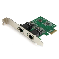 ST1000SPEXD4　StarTech　ギガビットイーサネット2ポート増設PCI Express ネットワークアダプタLANカード画像