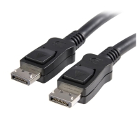 DISPL1M　StarTech　1m DisplayPort 1.2ケーブル ラッチ付きコネクタ ディスプレイポート/DP (オス) - ディスプレイポート/DP (オス) 4K映像出力に対応の画像