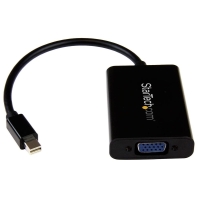 MDP2VGAA　StarTech　Mini DisplayPort - VGA変換アダプタ(2chステレオ対応)最大解像度1920x1200/ 1080pMiniDP オス- D-Sub15ピンメス画像