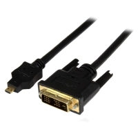 HDDDVIMM1M　StarTech　Micro HDMI - DVI-D変換ケーブル 1m マイクロHDMI(19ピン) オス- DVI-D(19ピン) オス 1920x1200画像