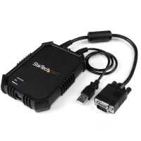 NOTECONS02X　StarTech　ノートパソコン - サーバ接続KVMコンソール USB クラッシュカートアダプタ ファイル転送/ ビデオキャプチャ機能 USBバスパワー対応の画像
