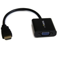 HD2VGAE2　StarTech　HDMI?VGA変換アダプタ/ コンバータ　HDMI(19ピン)?アナログRGB(D-Sub15ピン)変換コネクタ　オス/メス　1920x1200の画像