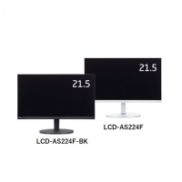 NEC 21.5型 3辺狭額縁VAワイド液晶ディスプレイ（黒色） LCD-AS224F-BKの画像