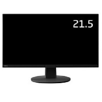 NEC 21.5型3辺狭額縁 VAワイド液晶ディスプレイ（黒色） LCD-L222F-BKの画像